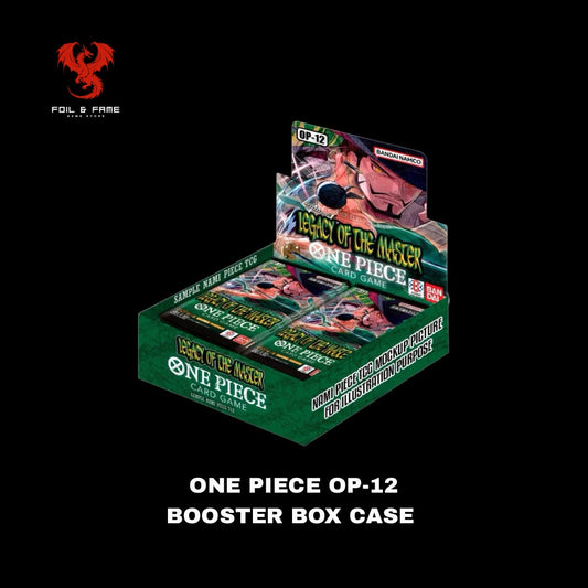 One Piece Card Game: Legacy of the Master OP-12 Booster Box Case - English - Pre Order: 22-Aug-25 | Foil & Fame
