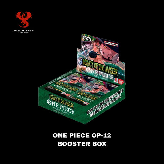 One Piece Card Game: Legacy of the Master OP-12 Booster Box - English - Pre Order: 22-Aug-25 | Foil & Fame
